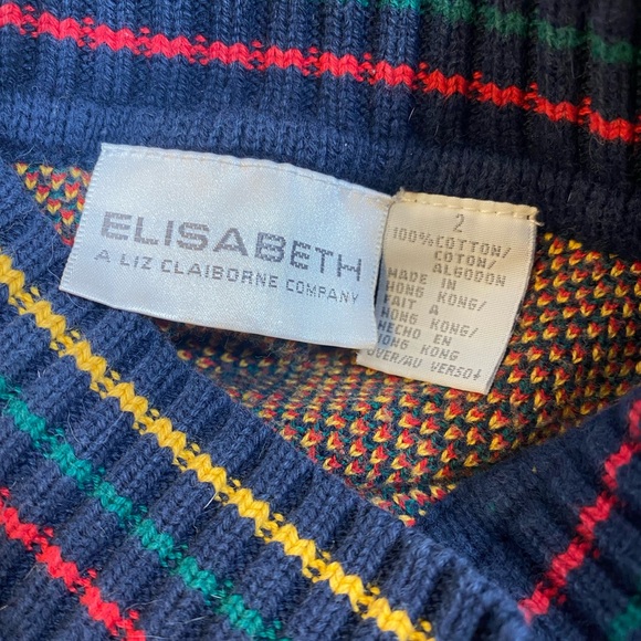 Vintage oversized Tunic cotton knit sweater small medium large retro 80’s 90’s - Picture 5 of 10